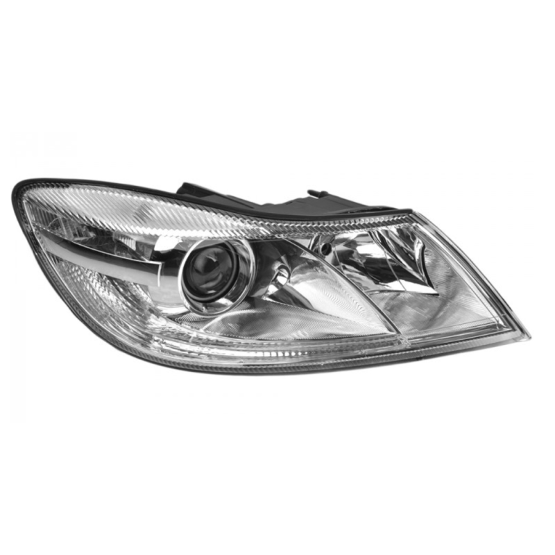 Фара передня для Skoda Octavia A5 FL “09-13 права, електрич., хром H1+H7 (без надпису Octavia) (FPS)