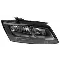 Фара передня для Audi Q5 “08-12, права (DEPO) електр., біла вставка в пов.